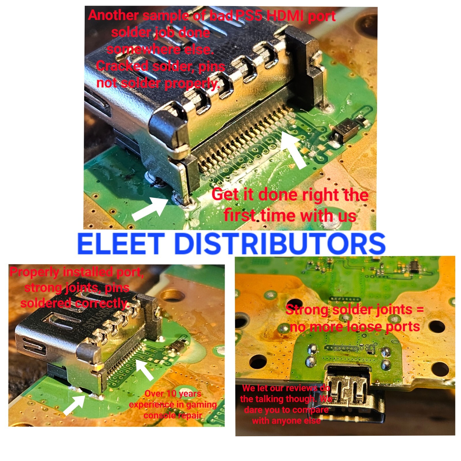 PS5 Motherboard Repair Mail-in Service (Board Only) we can fix any issue Fast!