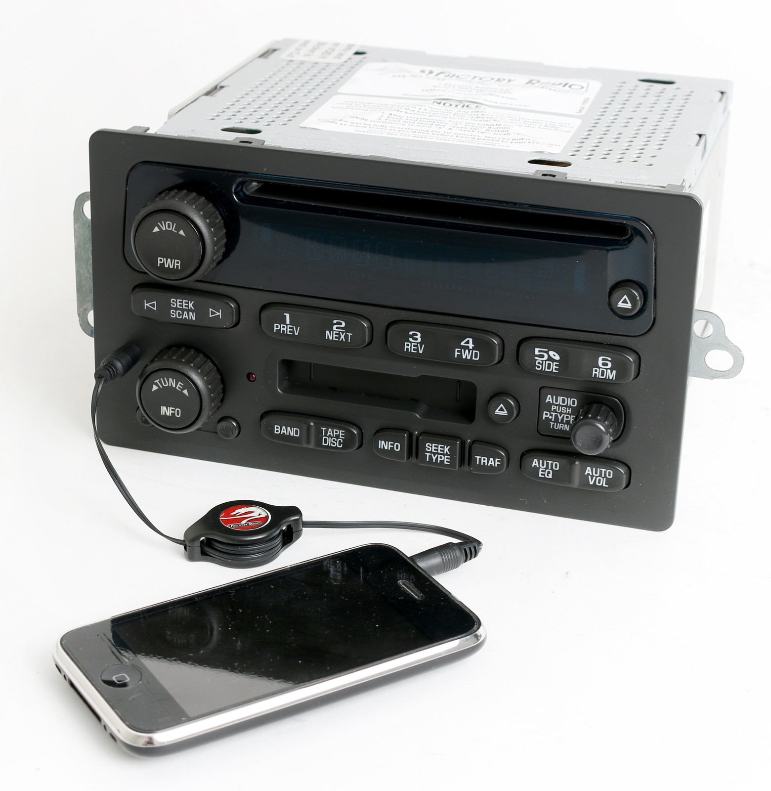 Reman & Aux Mod SERVICE for 2003-2005 Chevy GMC Truck Radio AM FM CD Cassette