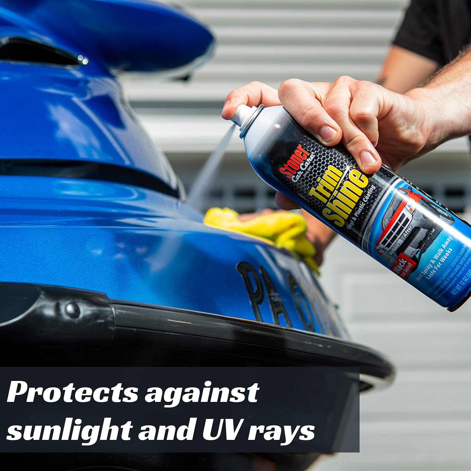 Stoner Car Care Trim Shine Protectant Pack Of 6 Aerosol 12Oz Restore Plastic …