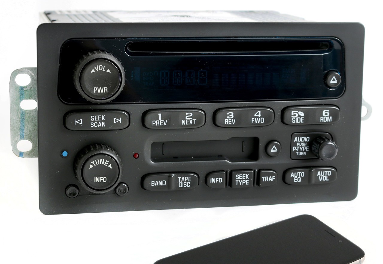 Remanufacture & BT Mod SERVICE for 03-05 Chevy GMC Truck Radio AM FM CD Cassette