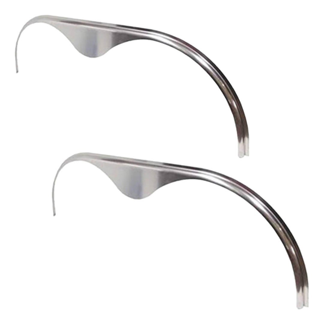 2 Pack – 72×1 Smooth Aluminum Tandem Axle Teardrop Fender Flares