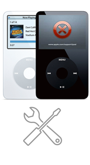 Broken iPod Video / Classic 5th / 6th / 7th Generation Repair Inspection Service