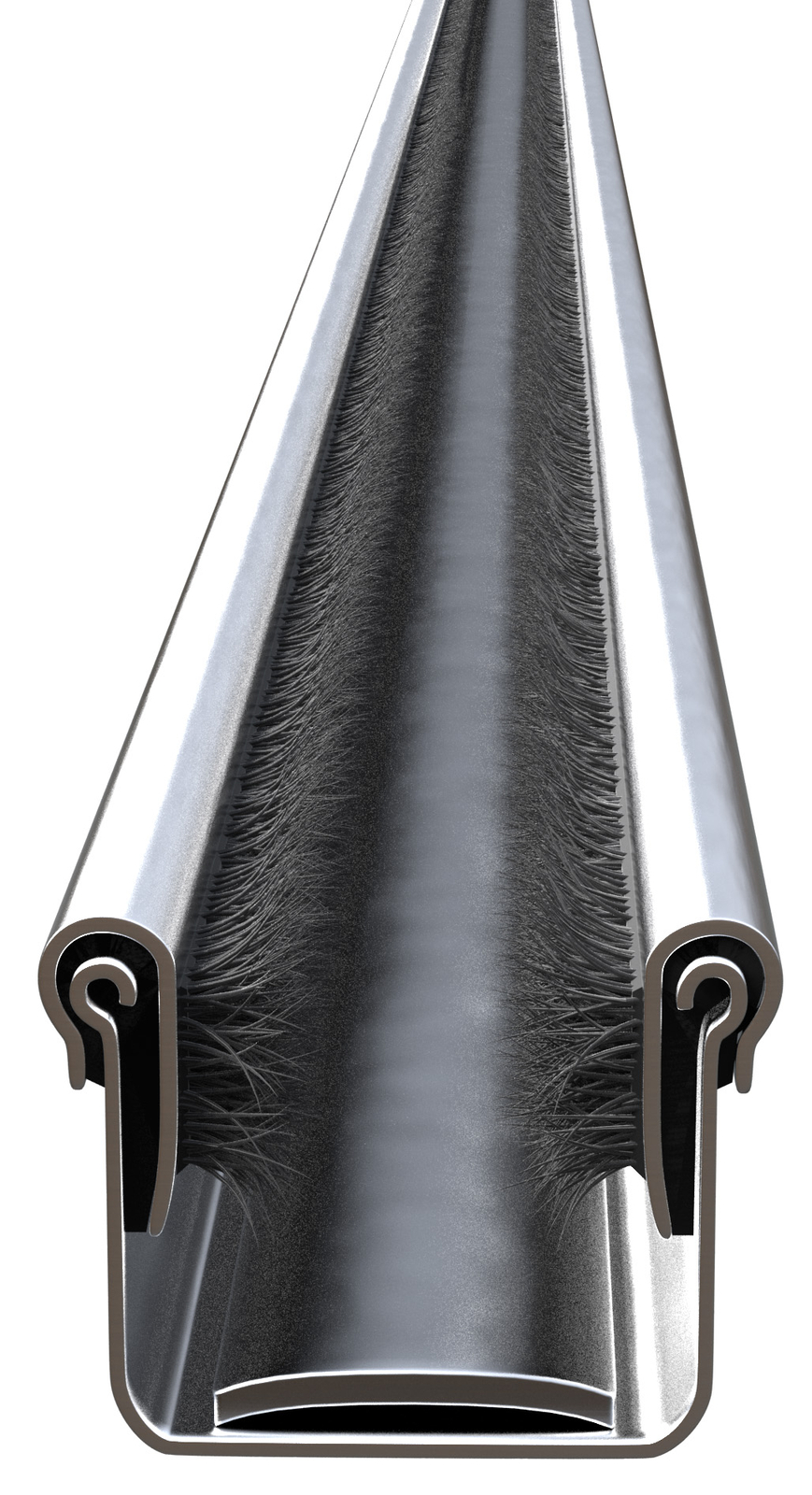 Y526 Flexible Universal Channel with Pile and Felt Liner for 1948-1962 Models –