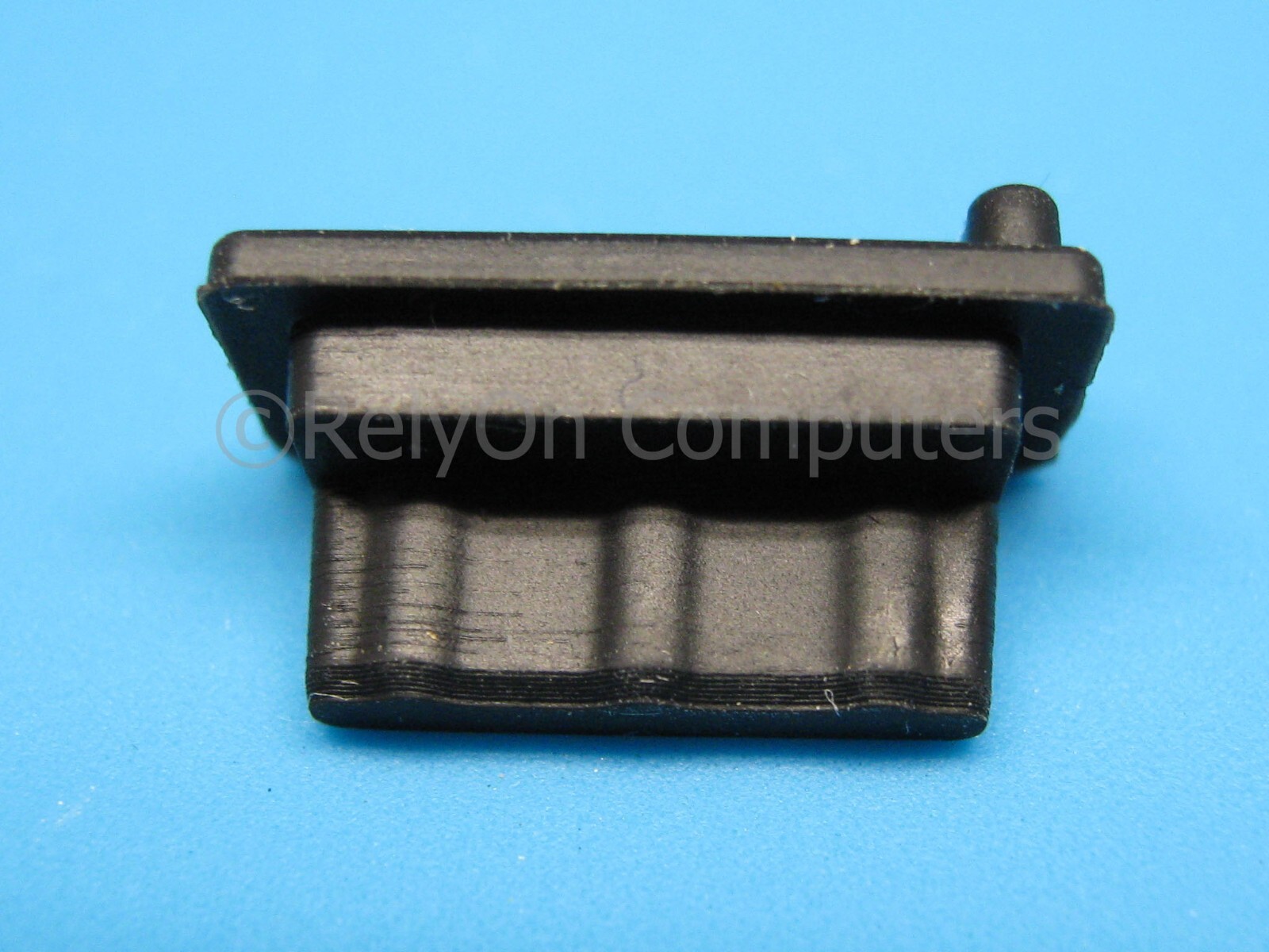 NEW 5x Anti Dust Cover Black Flex Soft Plastic Plug For USB Port Protection BLK