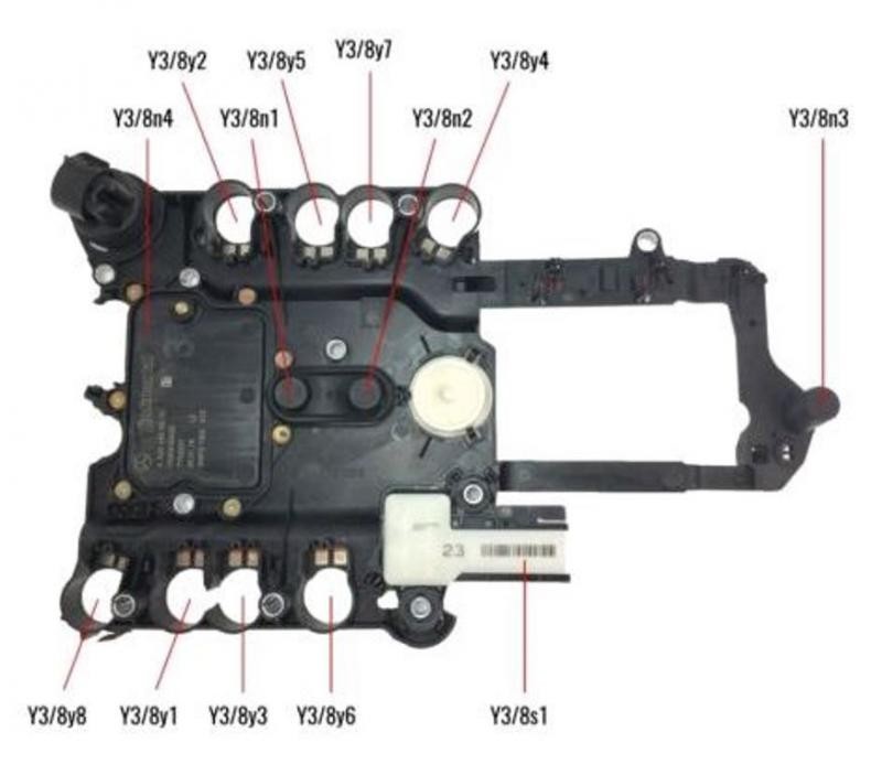 “PRE-PROGRAMMED” MERCEDES BENZ 722.9 CONDUCTOR PLATE (PLATE +VIN PROGRAMMING)