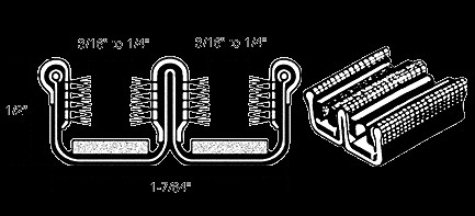 CRL 3J496 Universal Double Wide Channel for Buses and Trucks