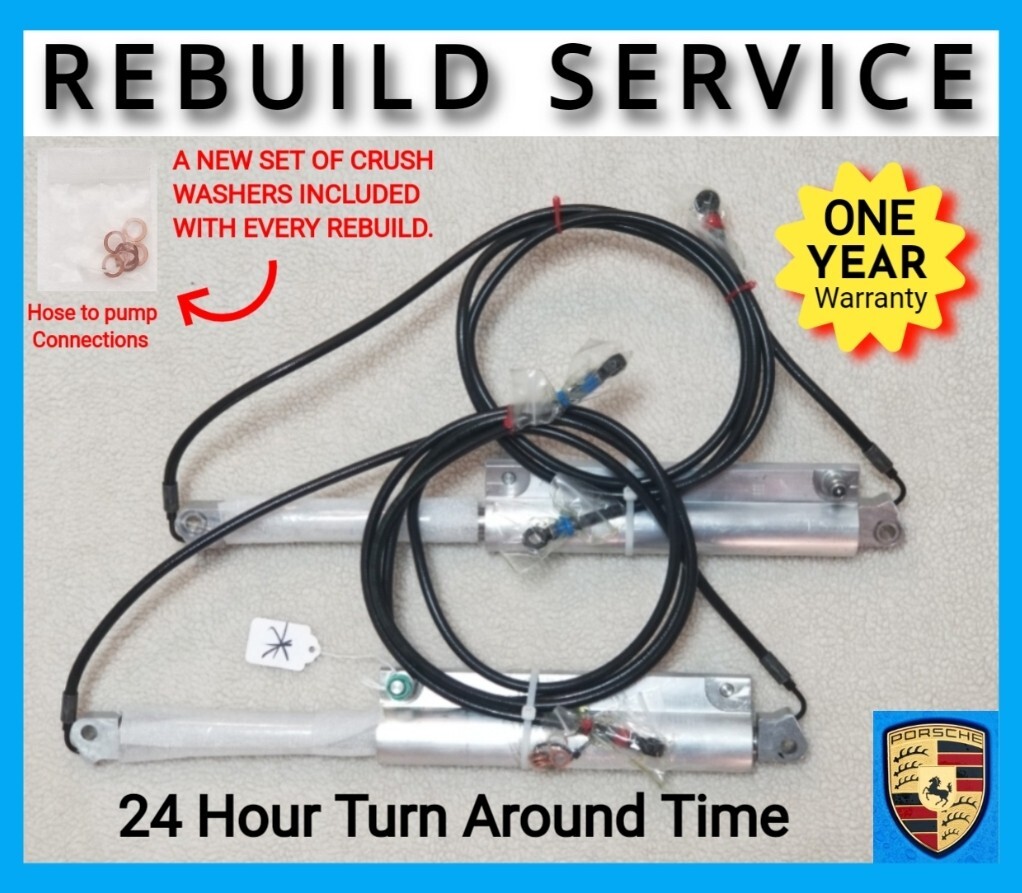 Porsche 911 HYDRAULIC Ram Cylinder TOP REBUILD SERVICES 996 997 (24 HOURS)