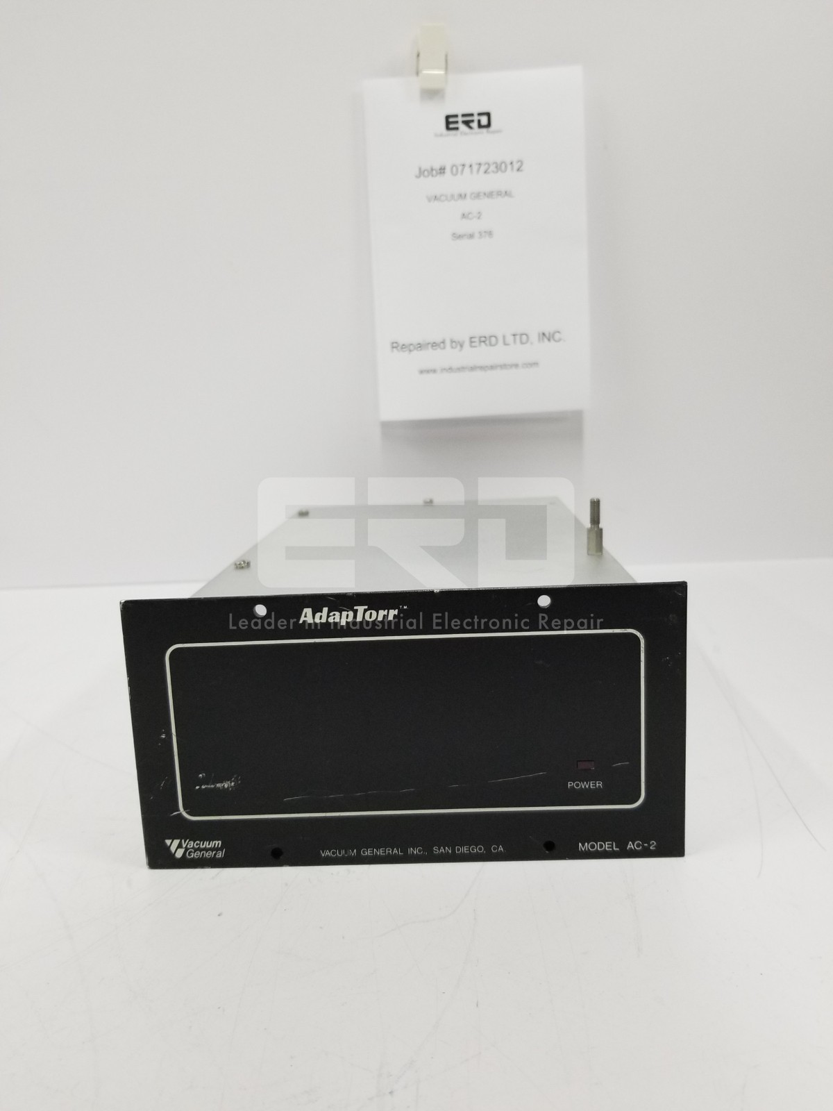 VACUUM GENERAL AdapTorr Model AC-2 Throttle Valve Controller (REPAIR EVALUATION)