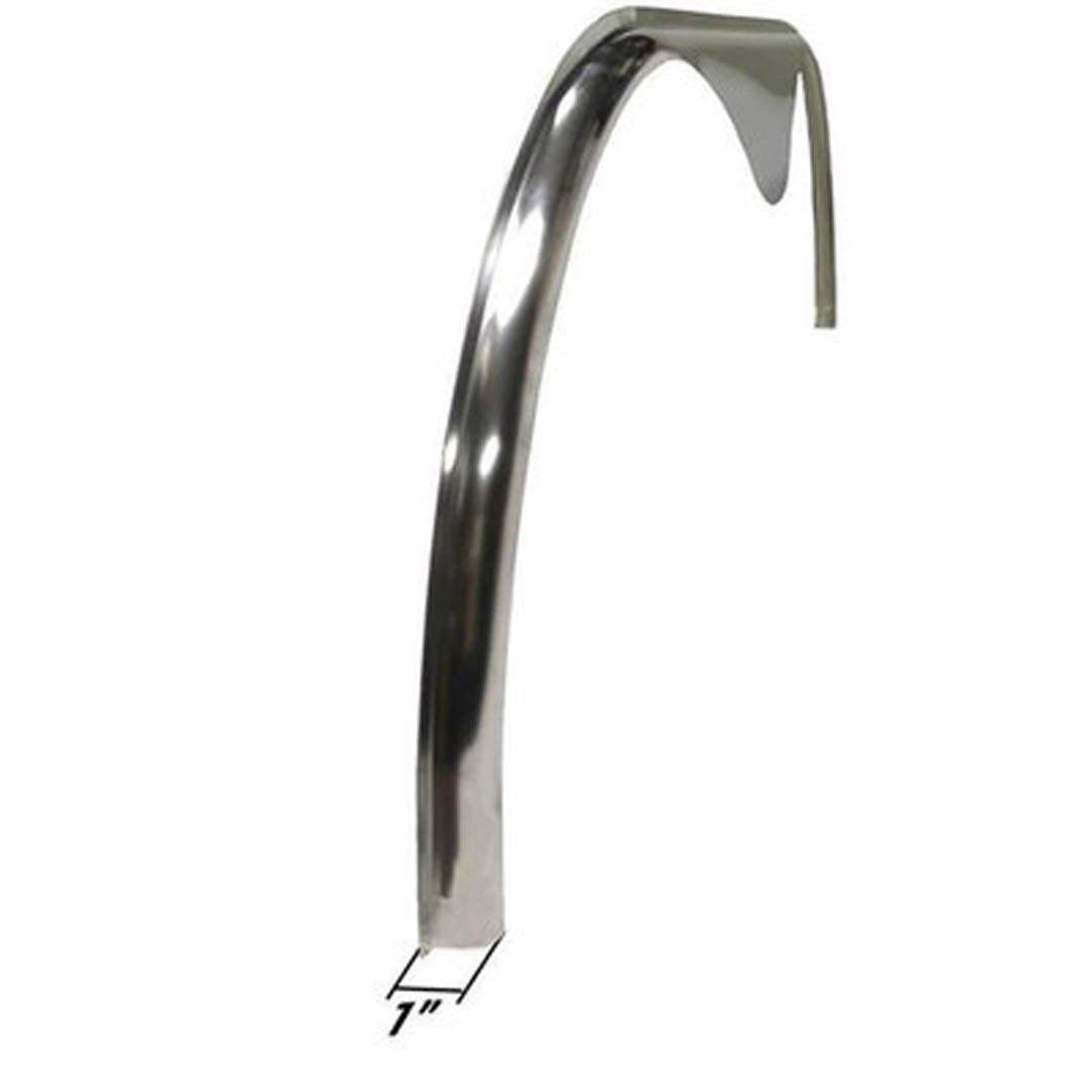2 Pack – 72×1 Smooth Aluminum Tandem Axle Teardrop Fender Flares