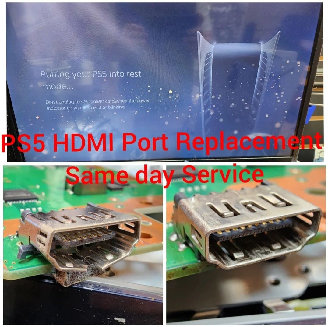 SONY PlayStation 5 PS5 HDMI Port Repair Service – Whole Console Mail-in – FAST