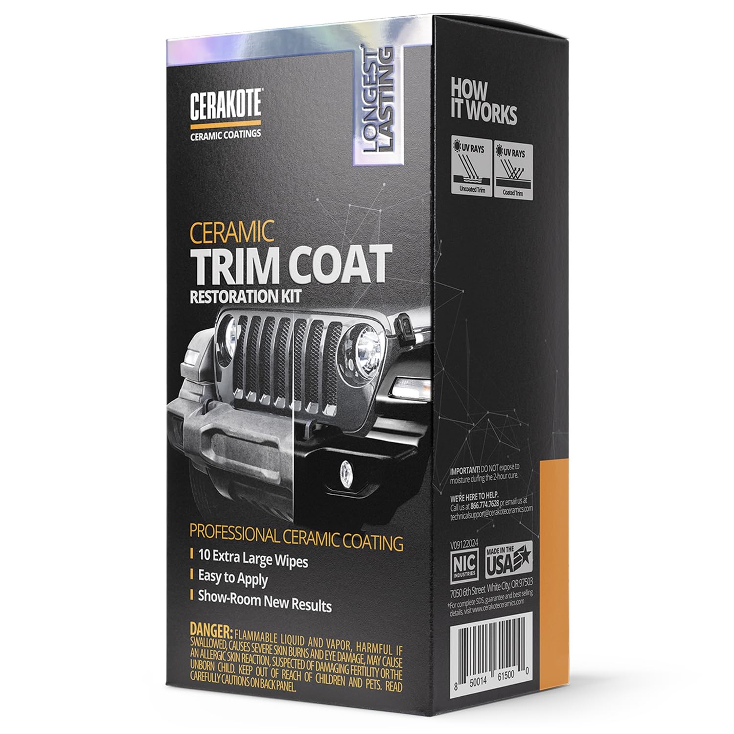 Ceramic Trim Coat Kit – Quick Plastic Trim Restorer – Ceramic Coating Guaranteed
