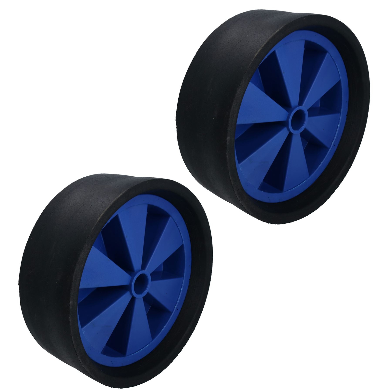 Dinghy Boat Launch Trolley Wheels 10″ Sand Hopper Solid Rubber Tyre x 2 (Pair)