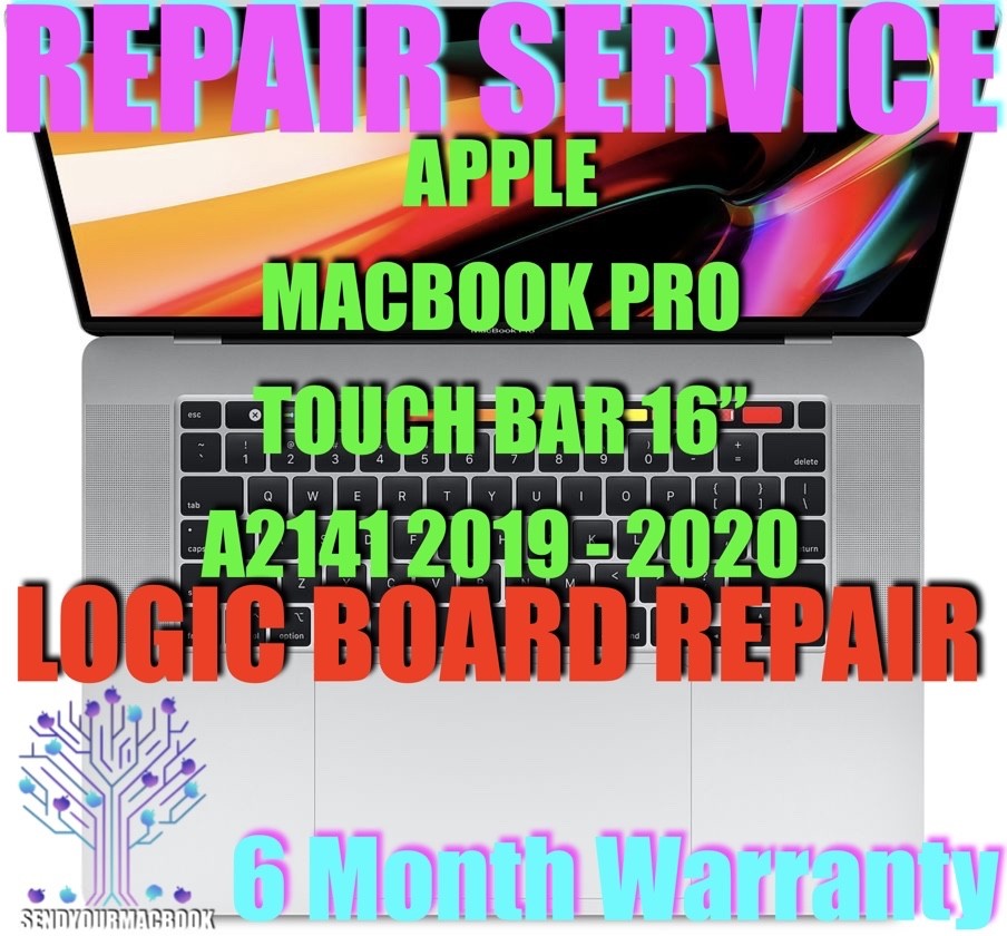A2141 2019 16″ MACBOOK PRO LOGIC BOARD REPAIR SERVICE 820-01700-A 820-01700-05