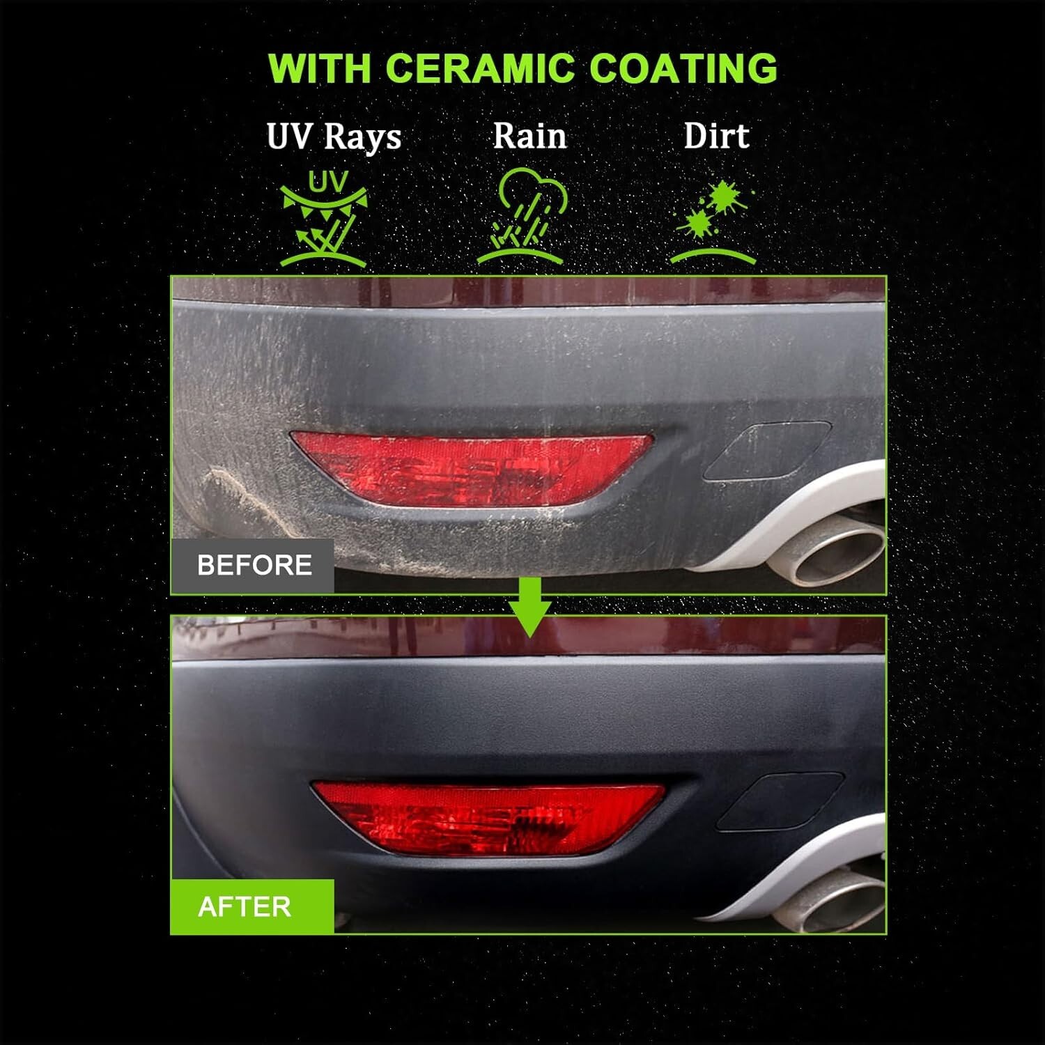 Versatile Plastic Restorer for Cars, RVs & Home – 60ml Ceramic Coating Solution