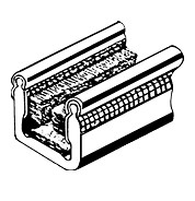 Y526 Flexible Universal Channel with Pile and Felt Liner for 1948-1962 Models –