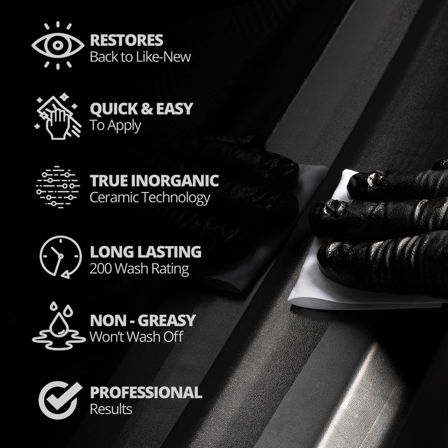 CERAKOTE® Ceramic Trim Coat Kit – Quick Plastic Trim Restorer – Ceramic Co