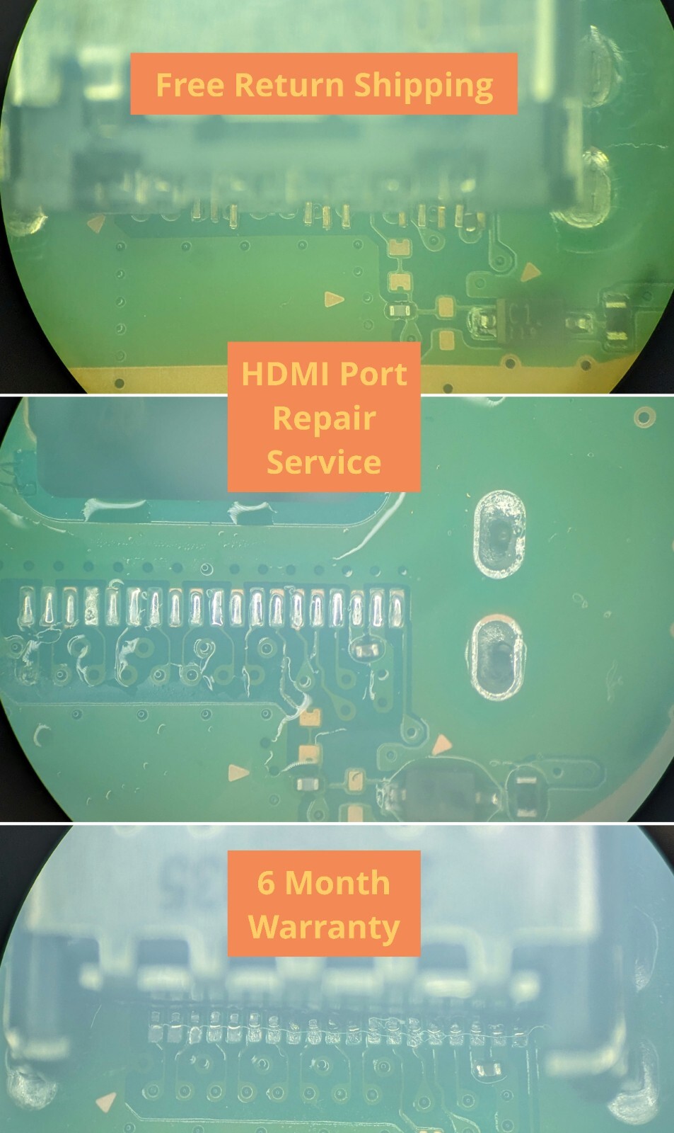 HDMI Port Repair Service – Xbox Series X/S – Disassemble/Assemble – 6MoWarranty
