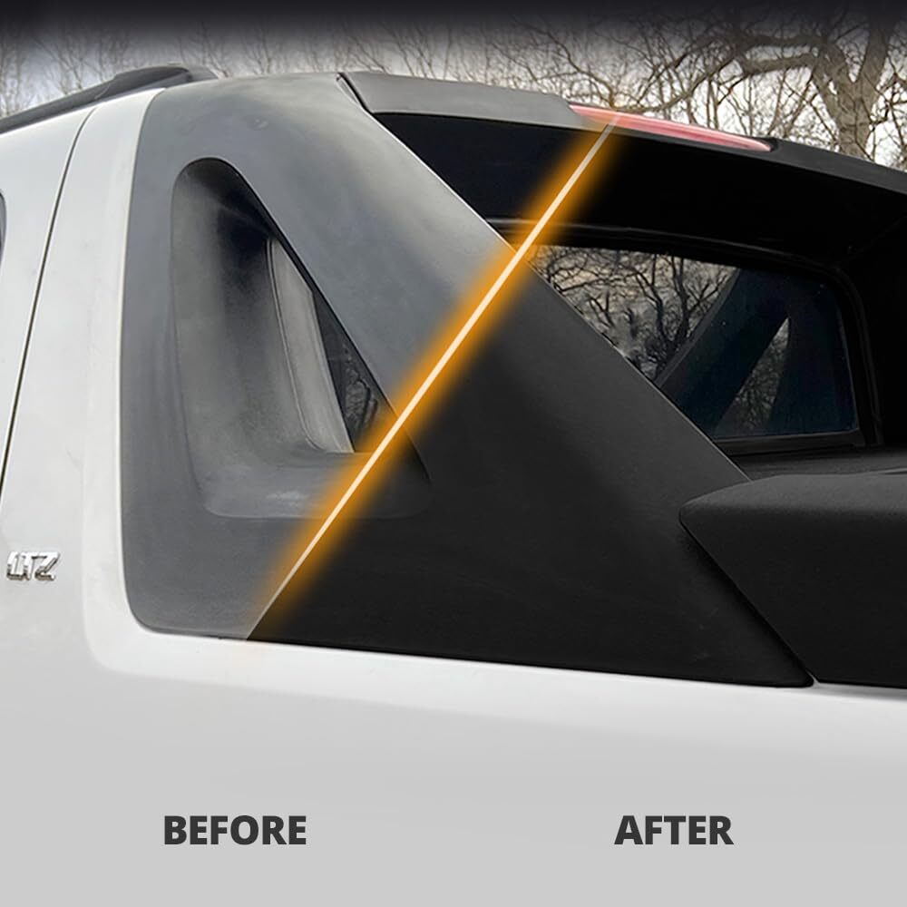 ® Ceramic Trim Coat Kit – Quick Plastic Trim Restorer – Ceramic Coating Black…