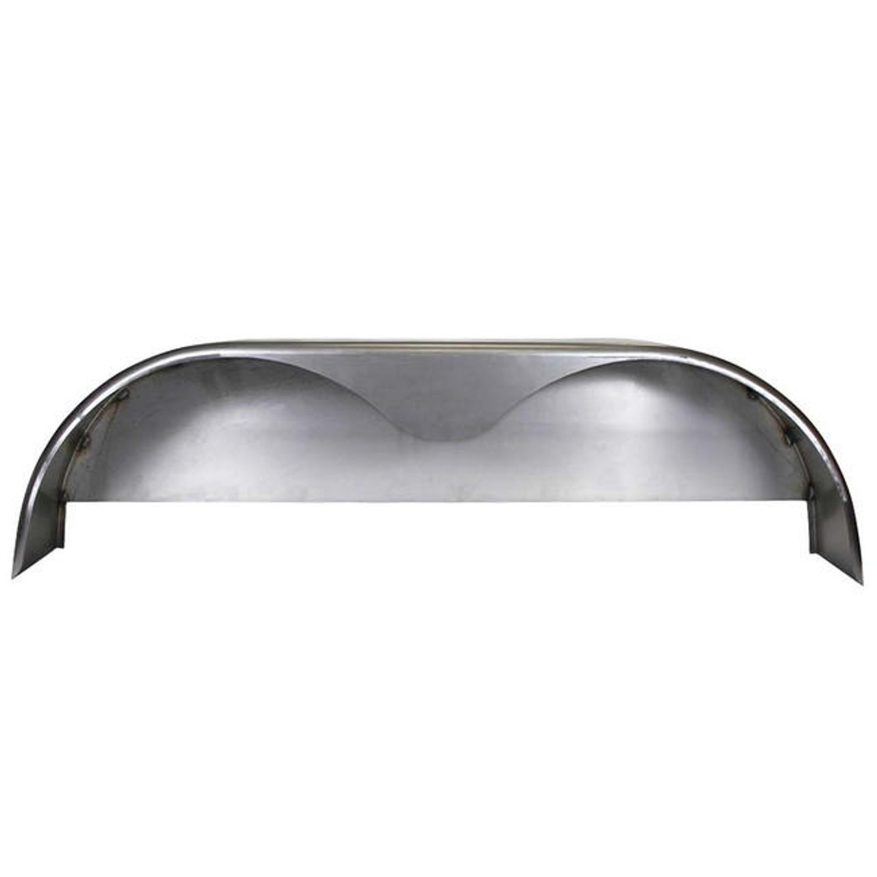 2 Pack – 72×10.75″ Tandem Axle Steel Trailer Fender with Back Plate