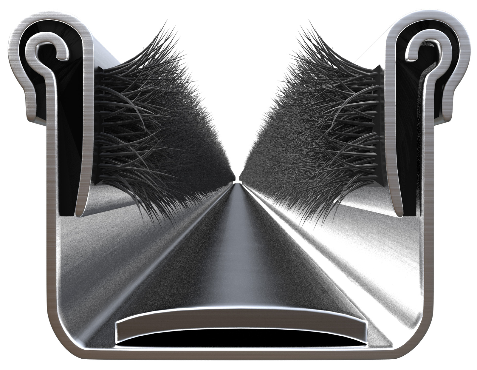 Y526 Flexible Universal Channel with Pile and Felt Liner for 1948-1962 Models –
