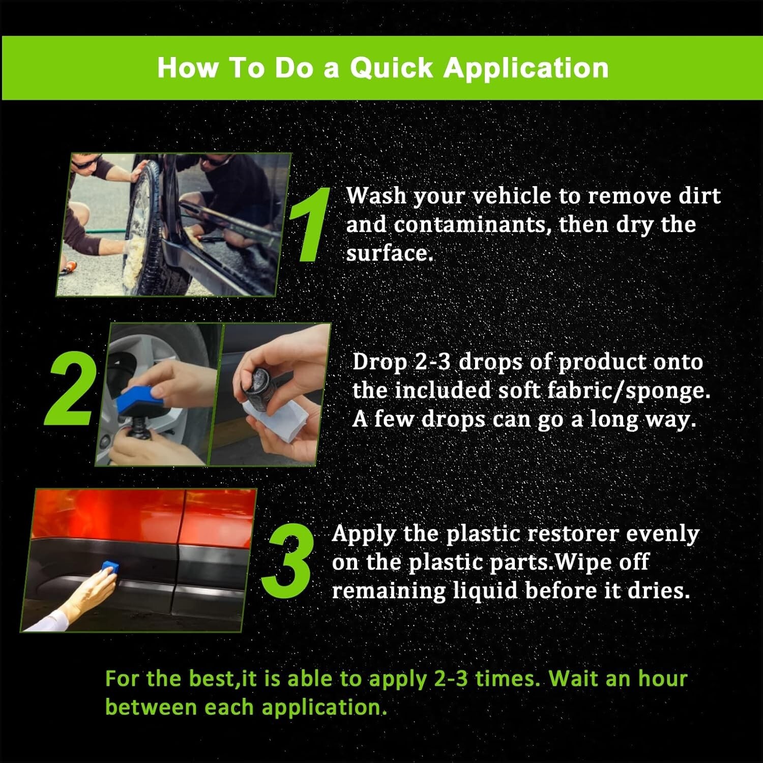 Versatile Plastic Restorer for Cars, RVs & Home – 60ml Ceramic Coating Solution